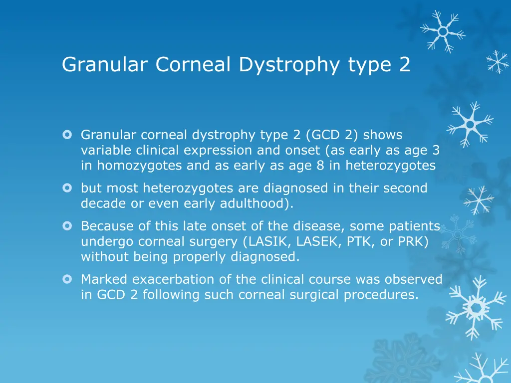 granular corneal dystrophy type 2 9