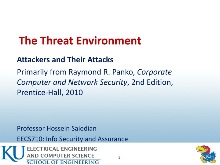 the threat environment