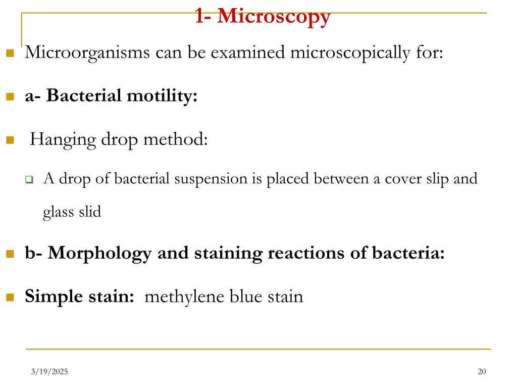 1 microscopy