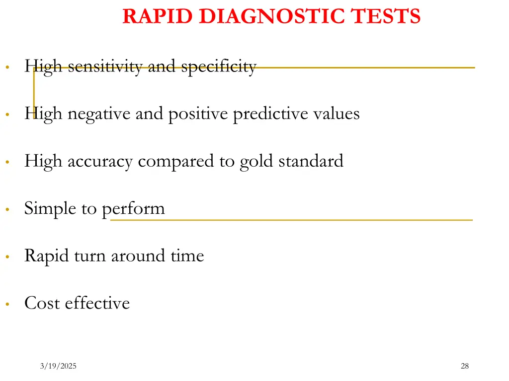 rapid diagnostic tests