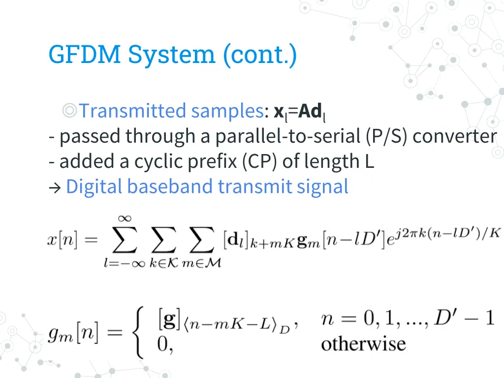 gfdm system cont 1