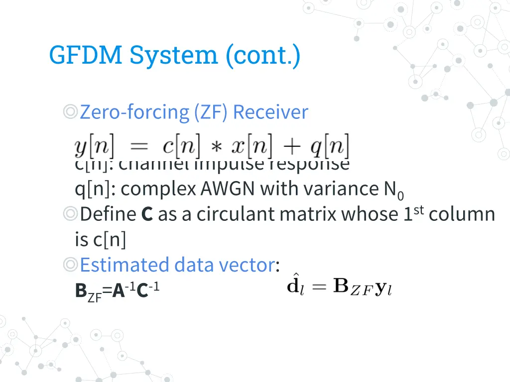 gfdm system cont 2