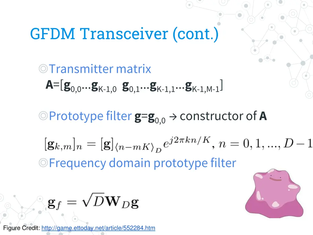gfdm transceiver cont