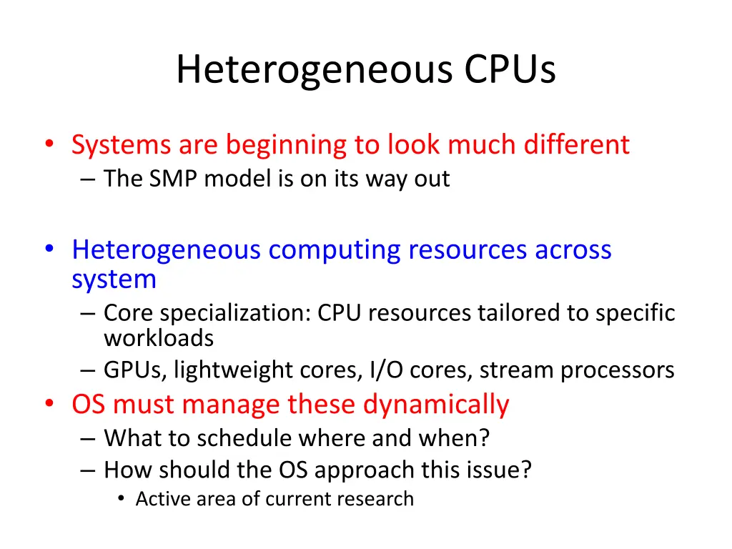 heterogeneous cpus