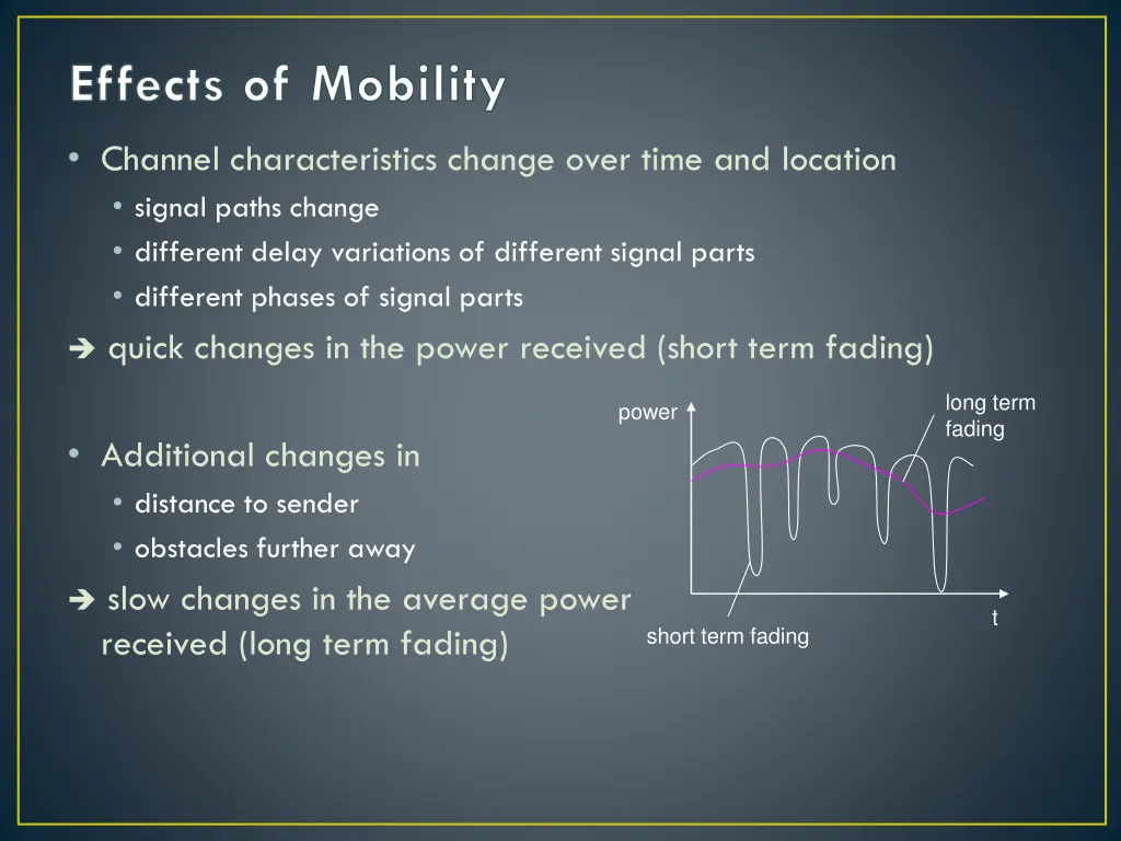 effects of mobility