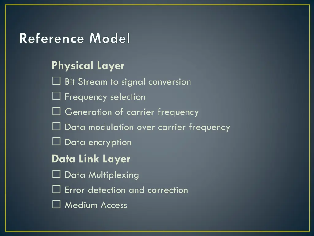reference model