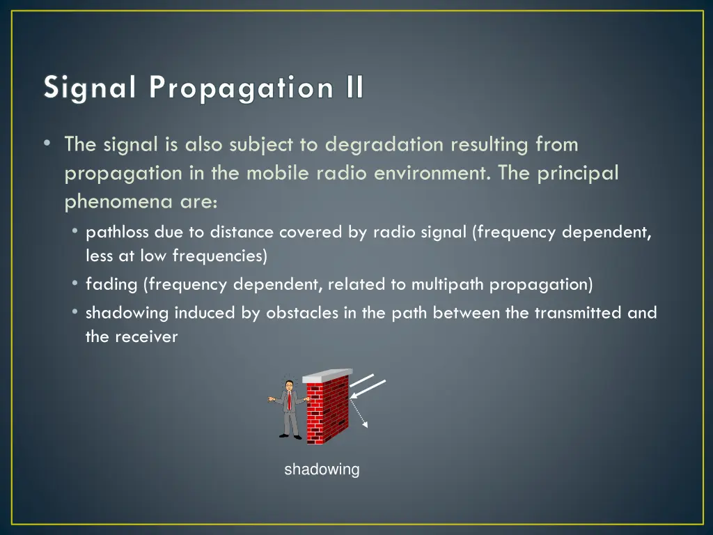 signal propagation ii