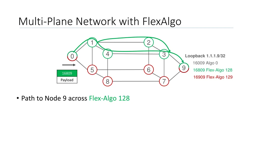 multi plane network with flexalgo 2