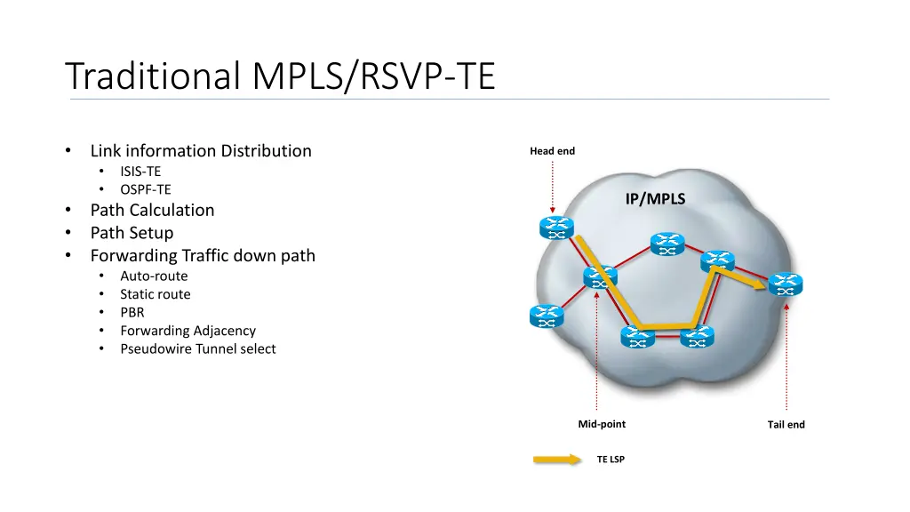 traditional mpls rsvp te