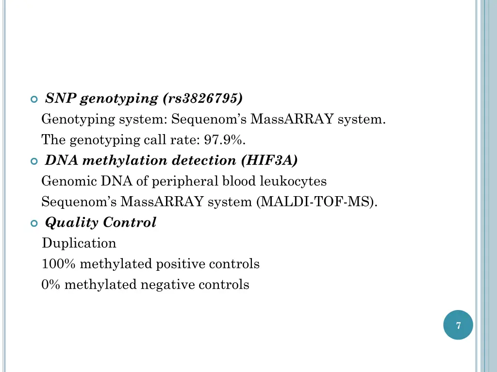 snp genotyping rs3826795 genotyping system