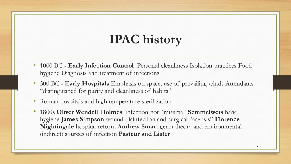ipac history