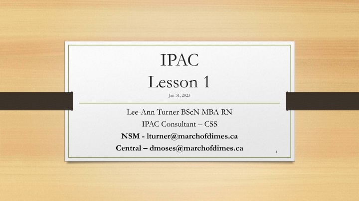 ipac lesson 1 jan 31 2023
