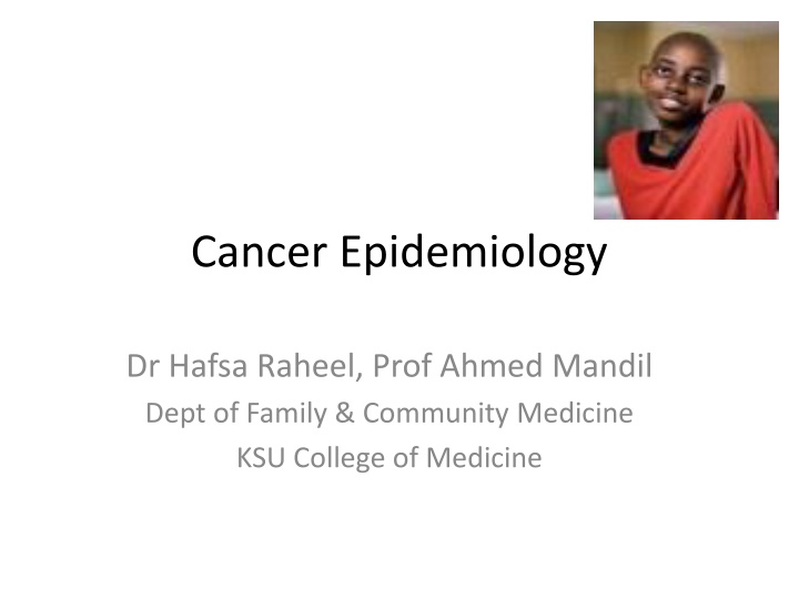 cancer epidemiology