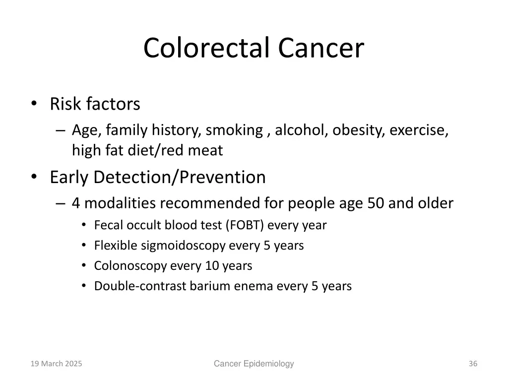 colorectal cancer