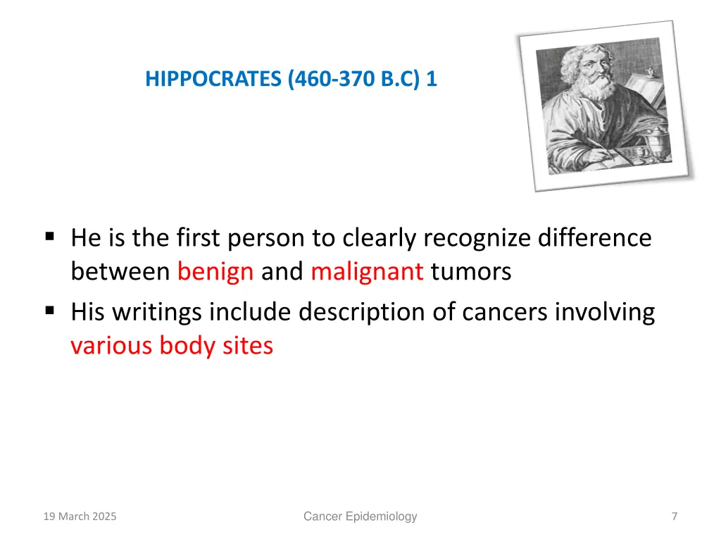 hippocrates 460 370 b c 1