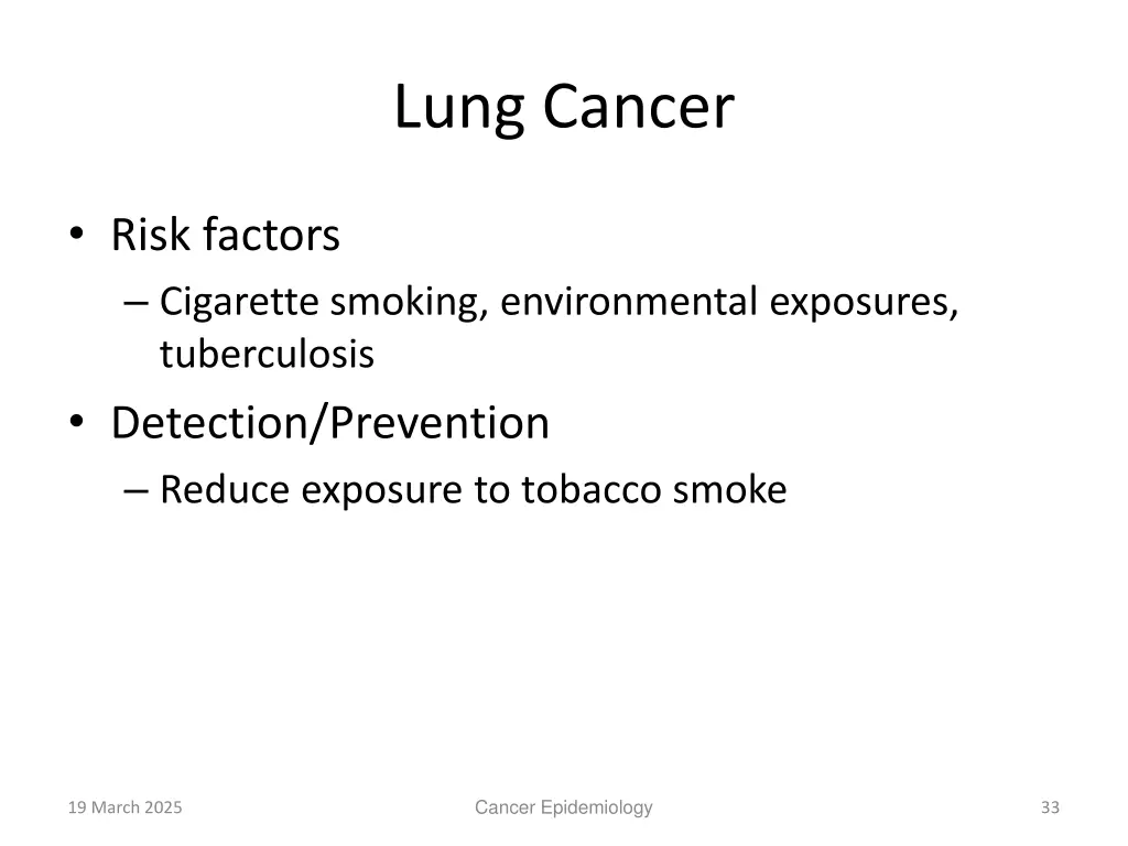 lung cancer