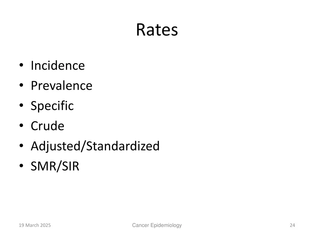 rates
