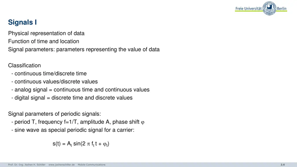 signals i