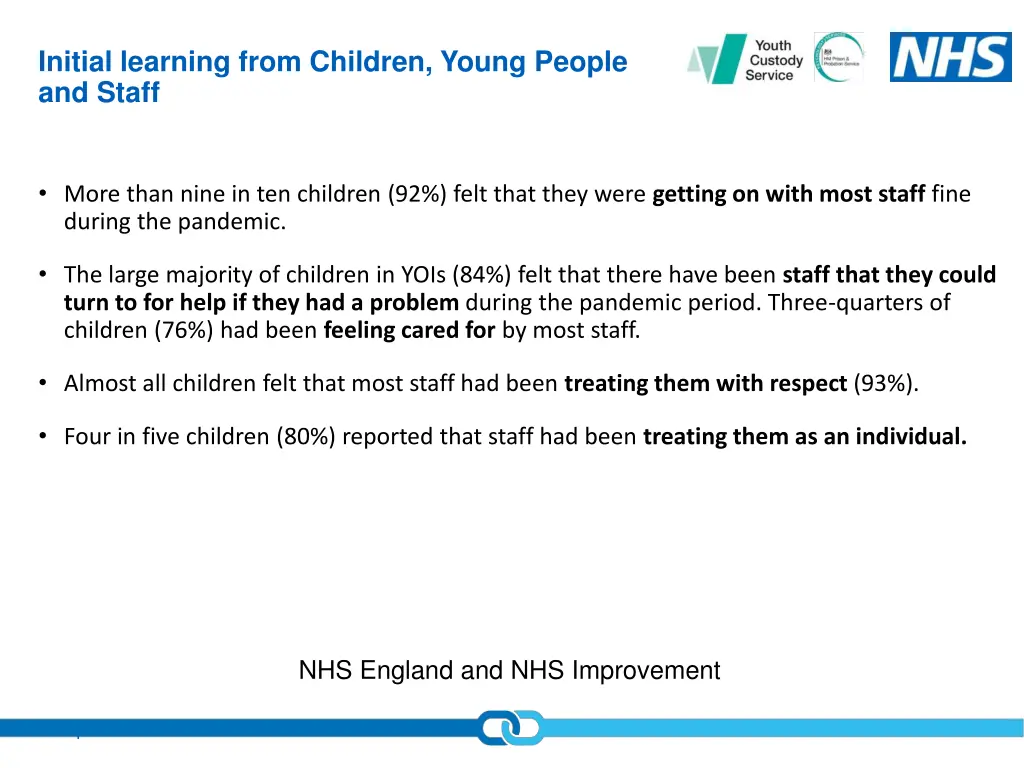 initial learning from children young people 1