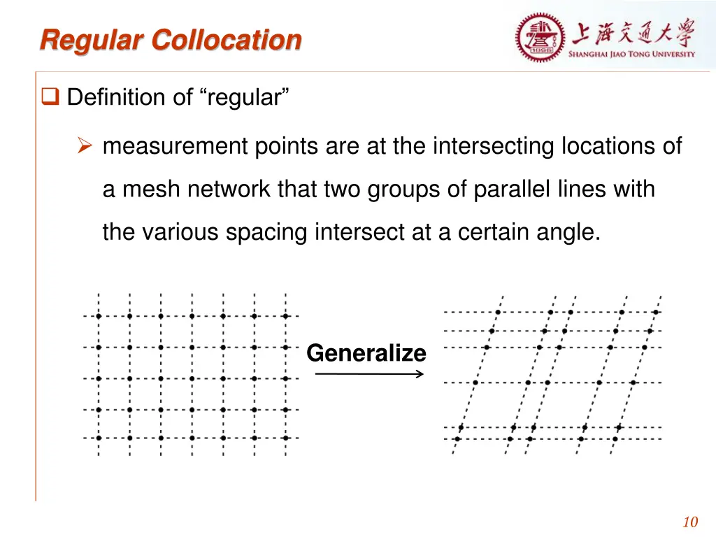 regular collocation