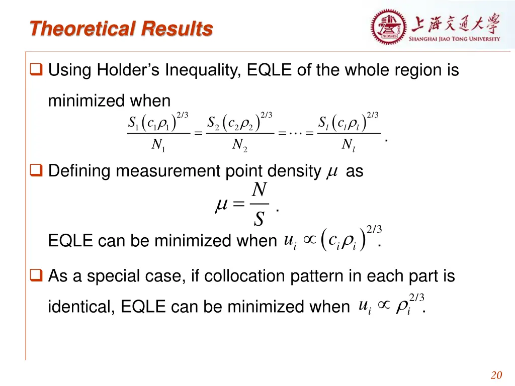 theoretical results