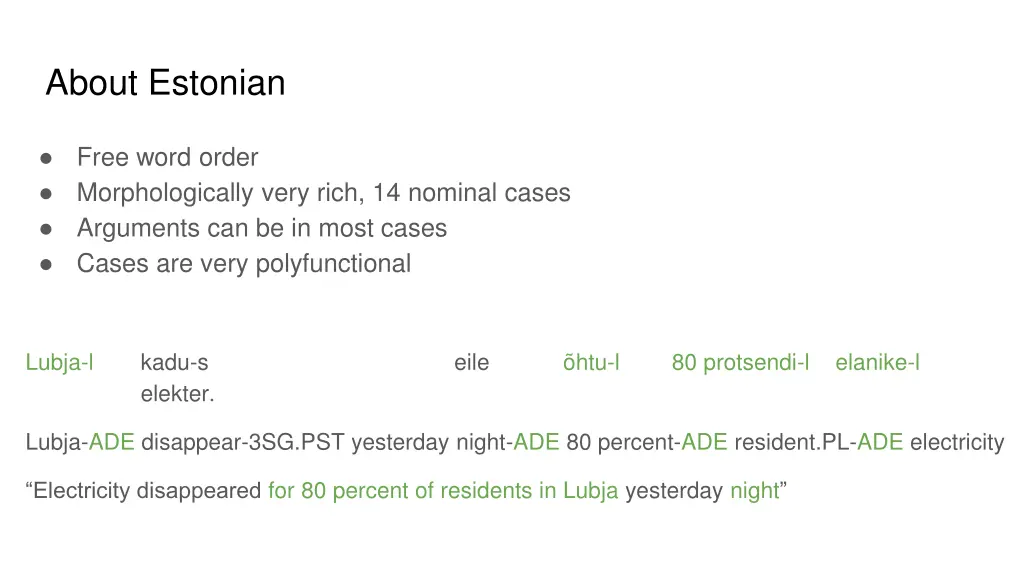 about estonian