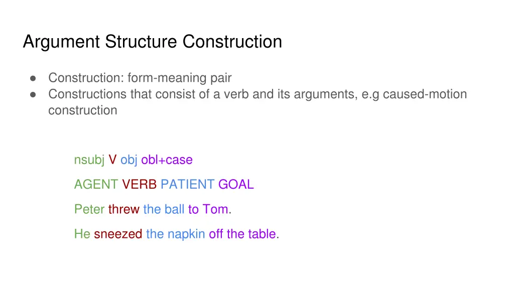 argument structure construction