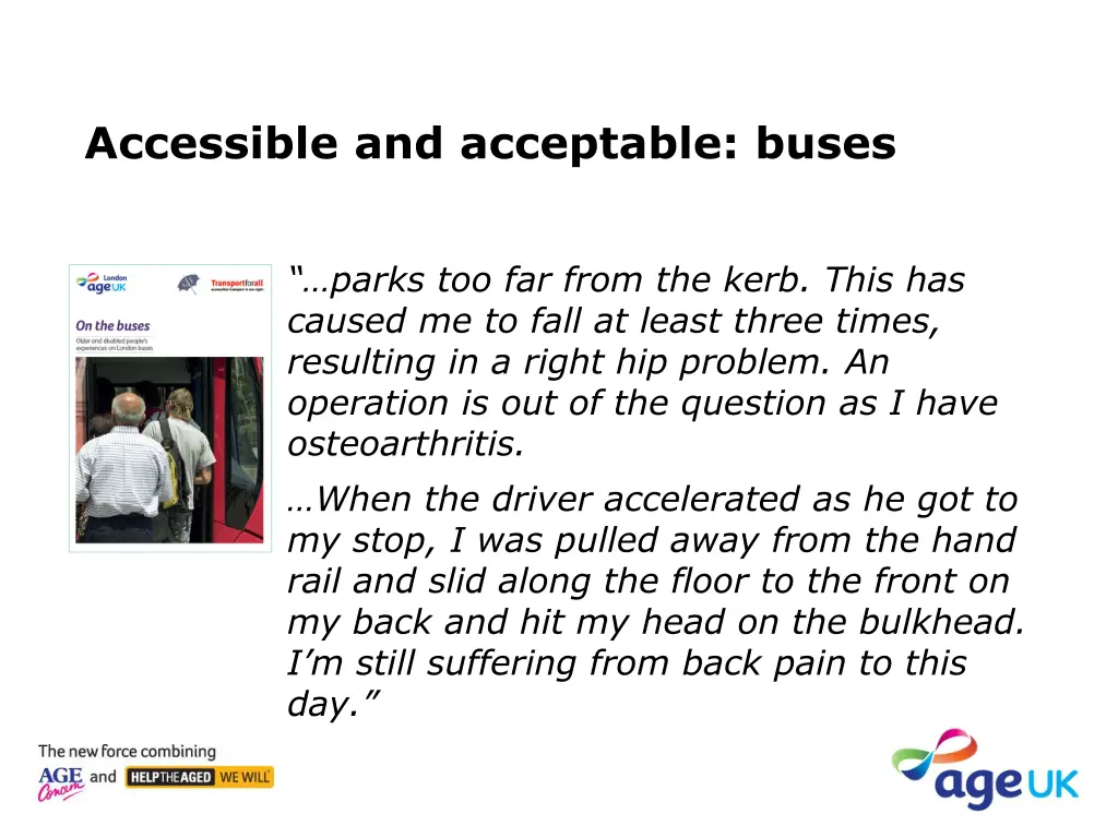 accessible and acceptable buses