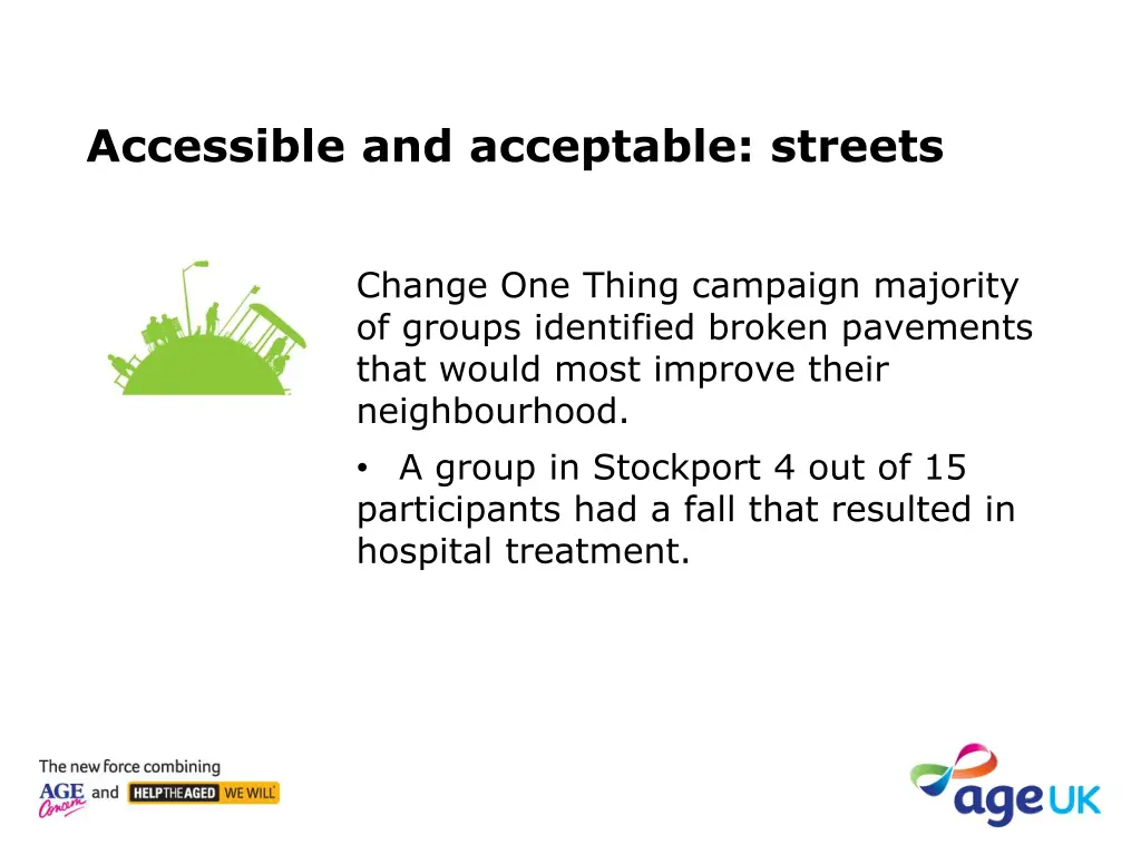 accessible and acceptable streets