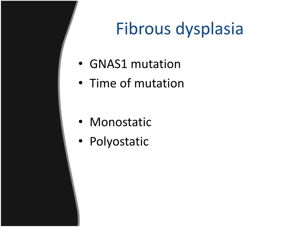 fibrous dysplasia