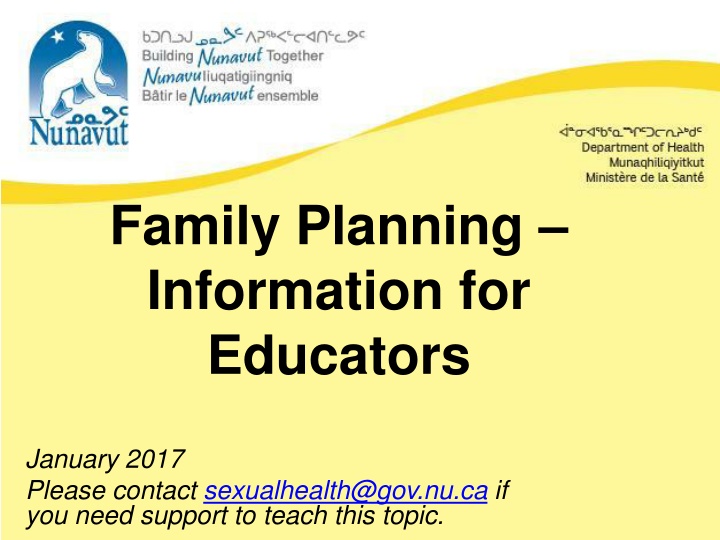 family planning information for educators