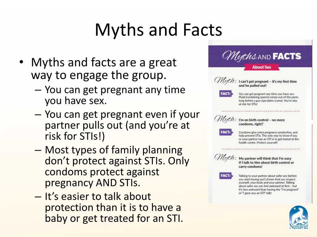 myths and facts