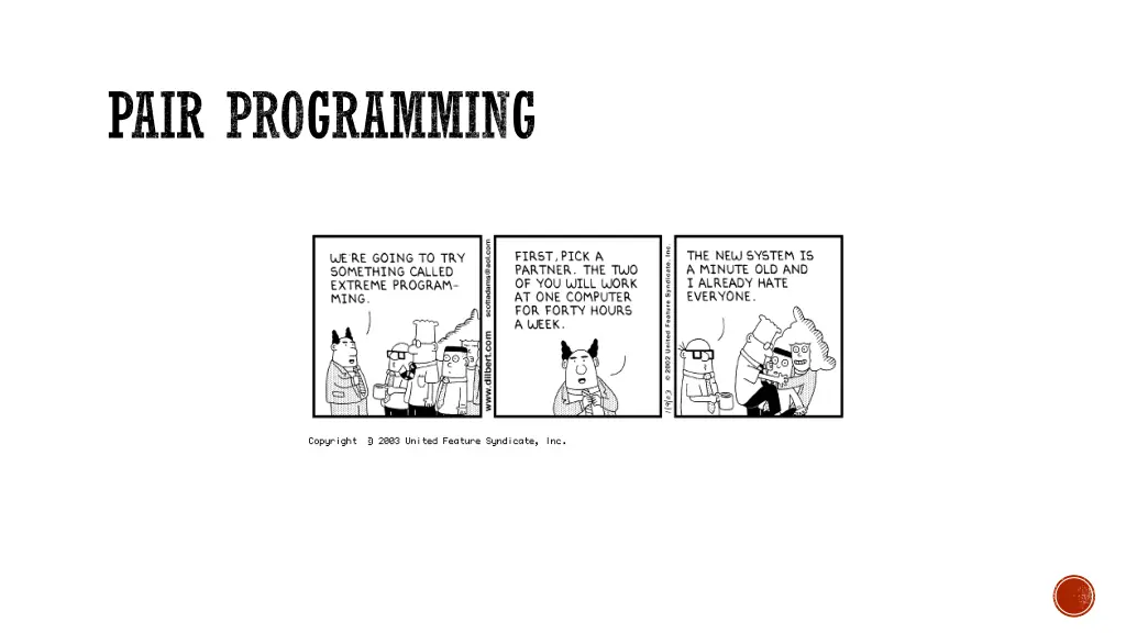 pair programming