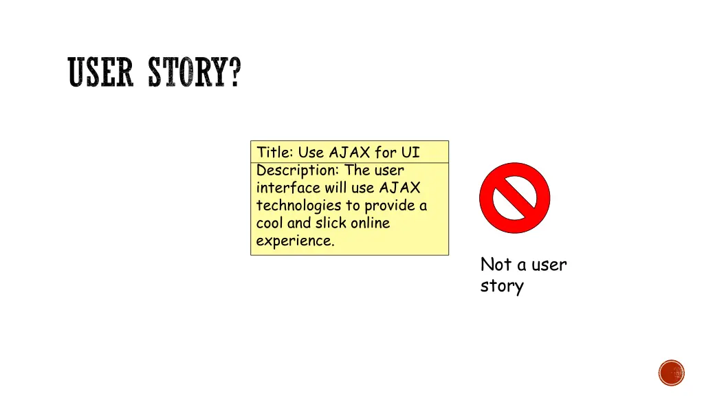 user story 1