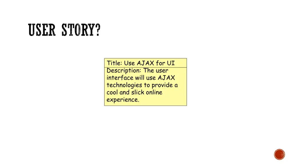 user story