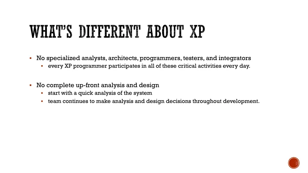 what s different about xp