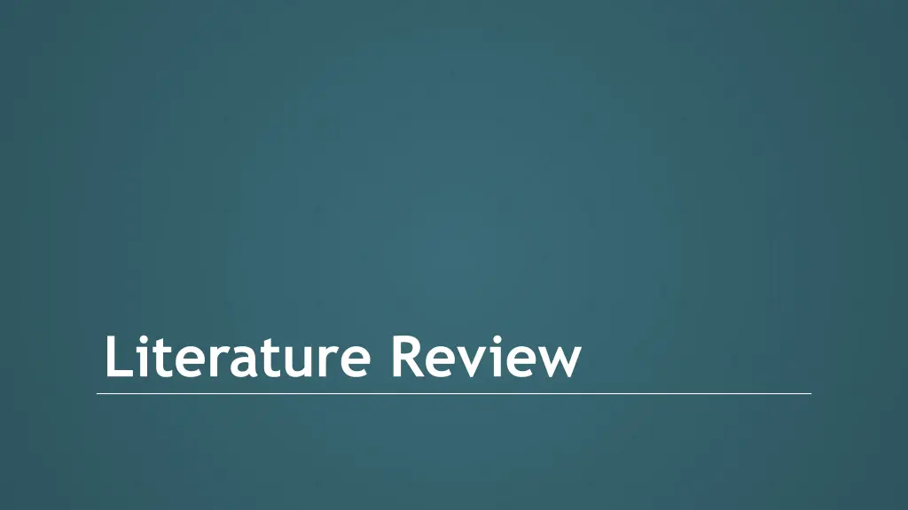 literature review