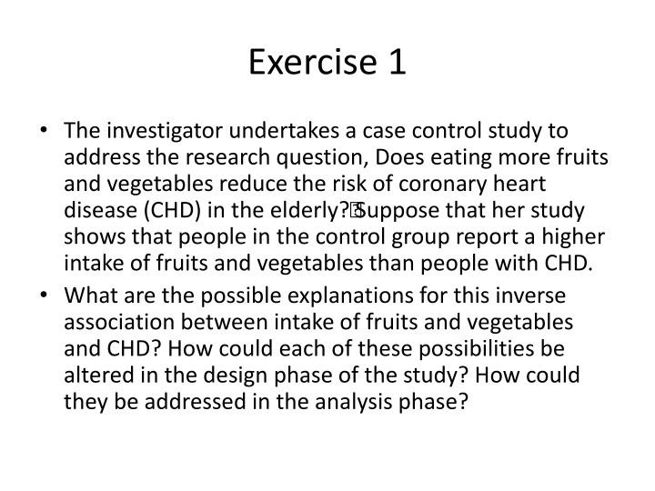 exercise 1