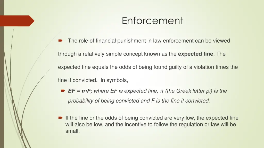 enforcement
