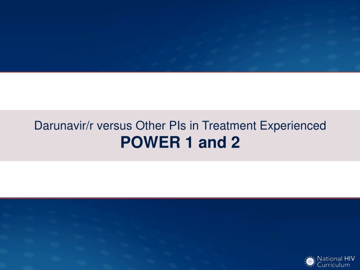 darunavir r versus other pis in treatment