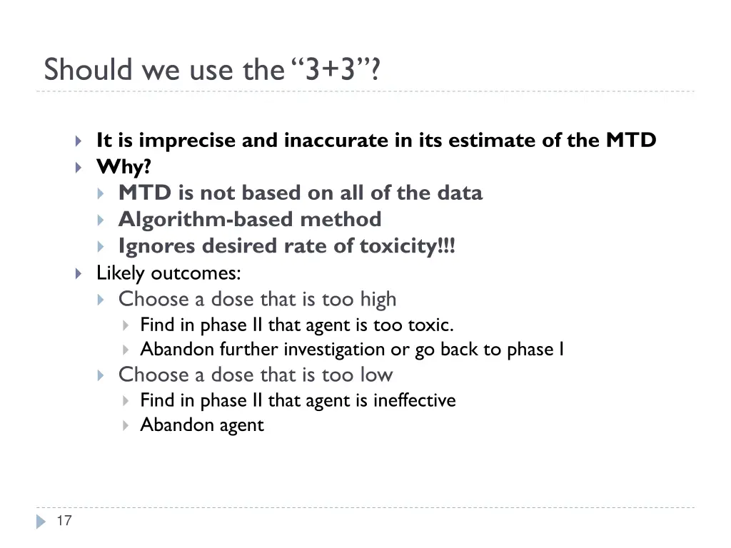 should we use the 3 3