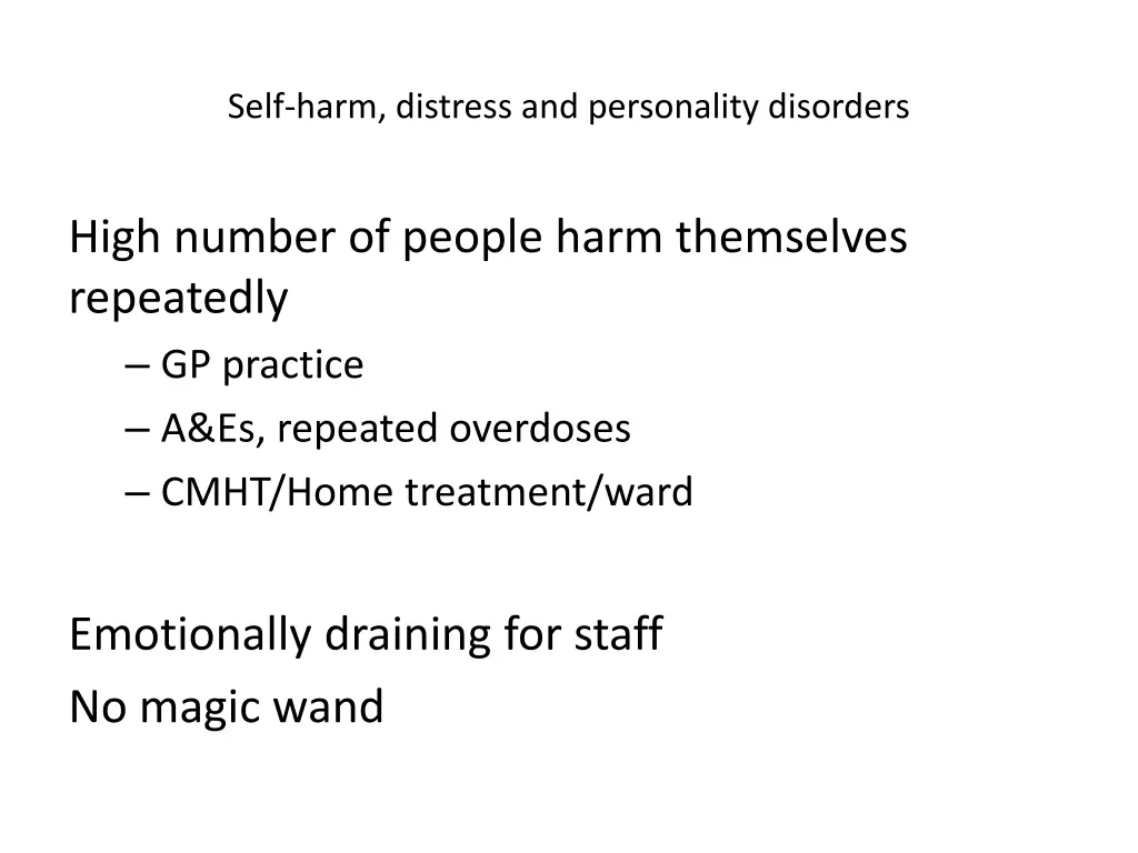 self harm distress and personality disorders 4
