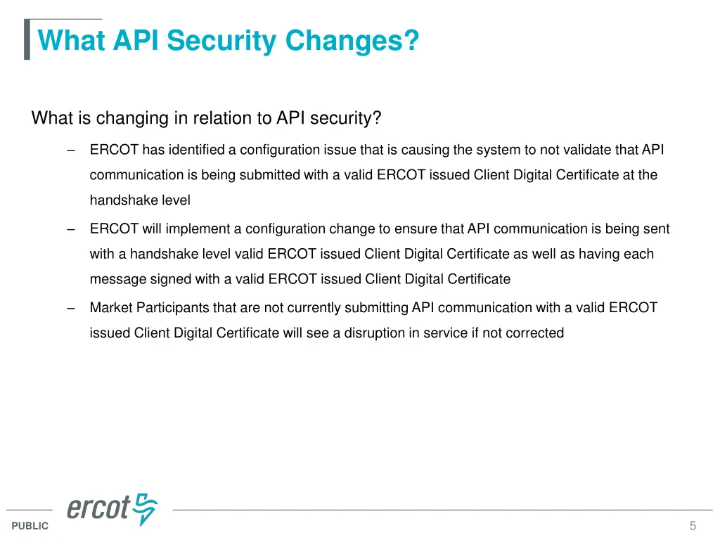 what api security changes