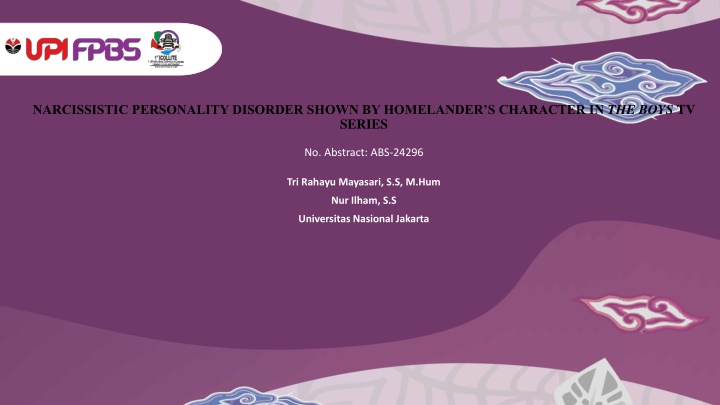 narcissistic personality disorder shown