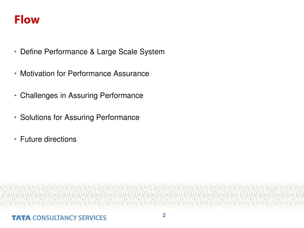 define performance large scale system motivation