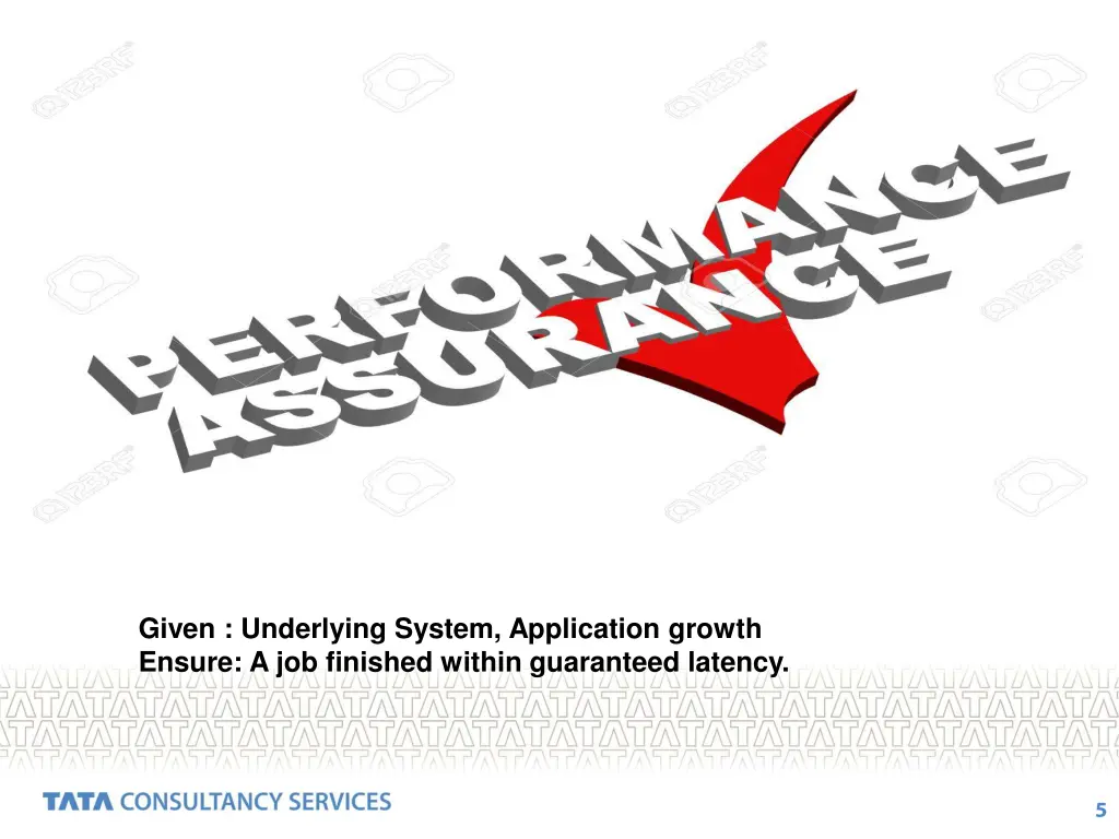 given underlying system application growth ensure