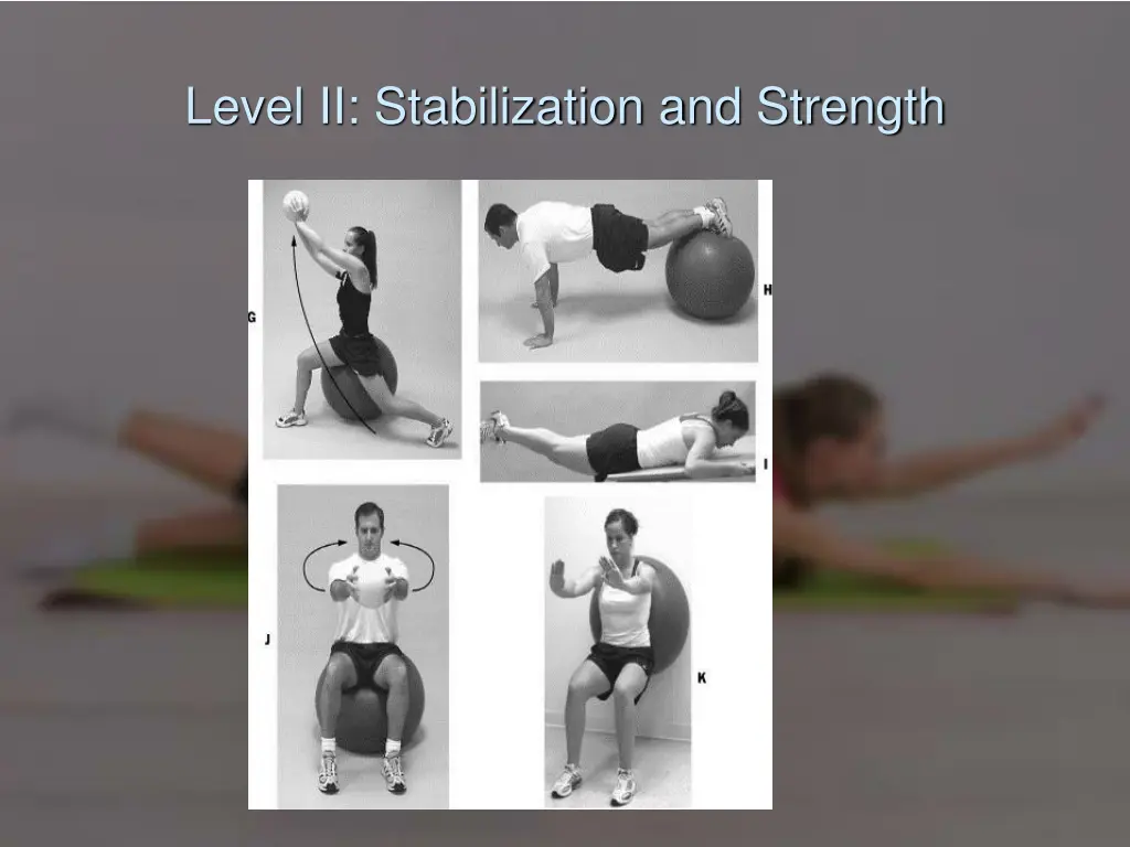 level ii stabilization and strength