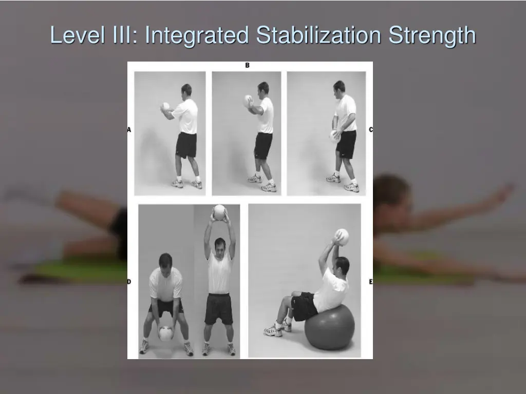 level iii integrated stabilization strength