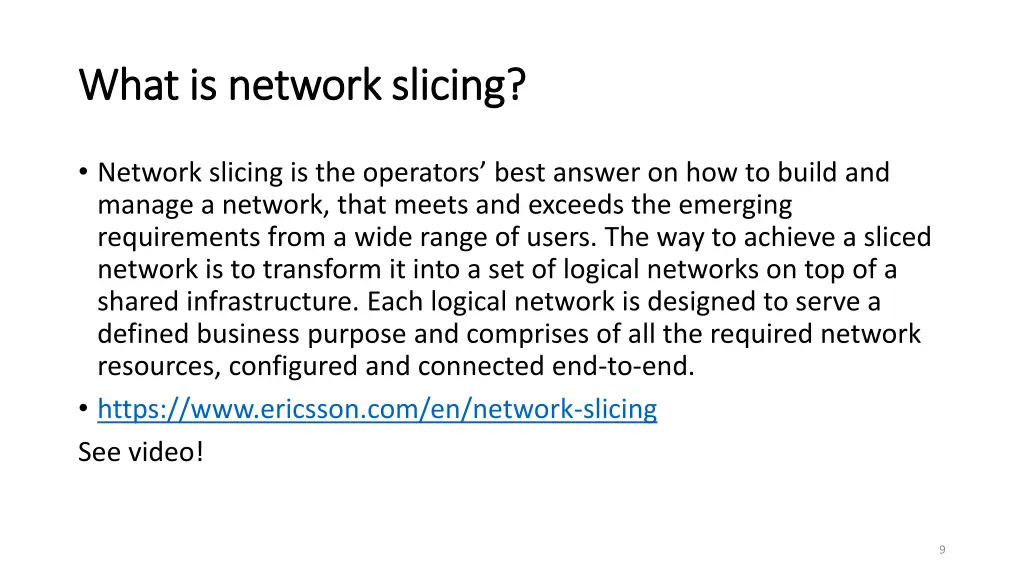 what is network slicing what is network slicing