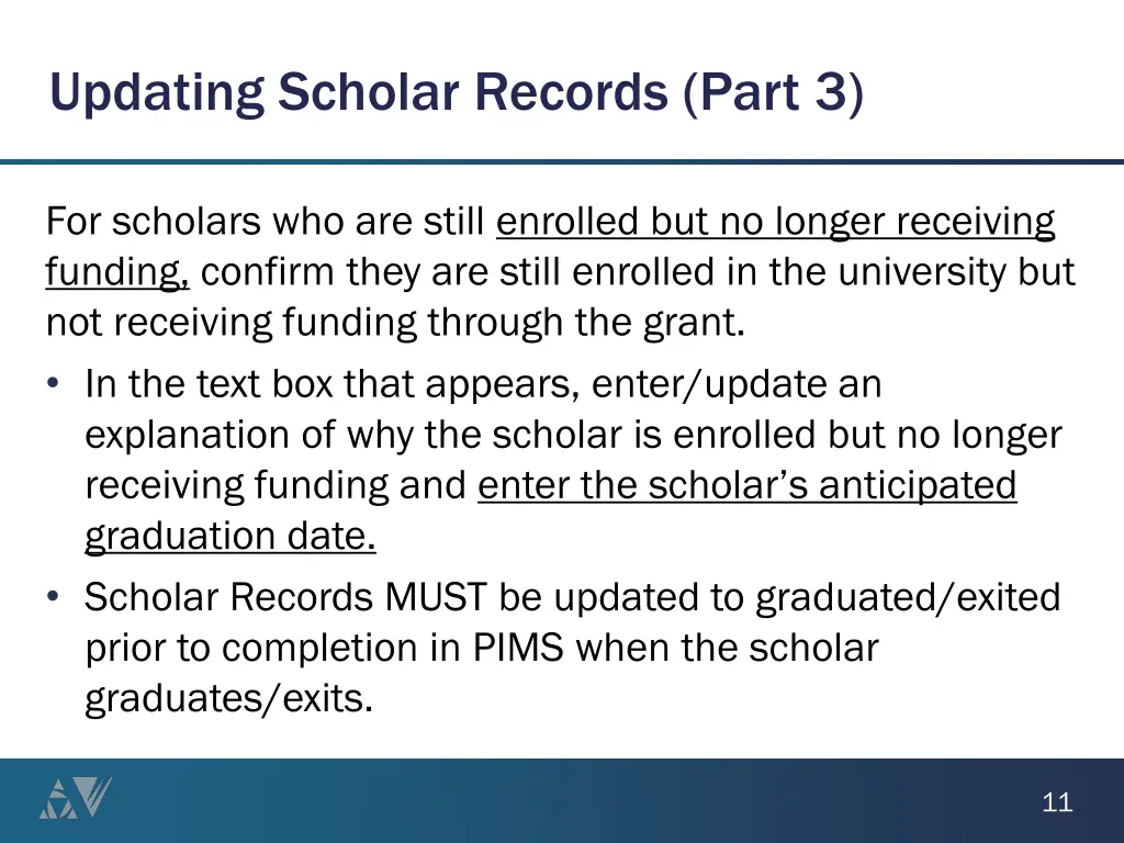 updating scholar records part 3